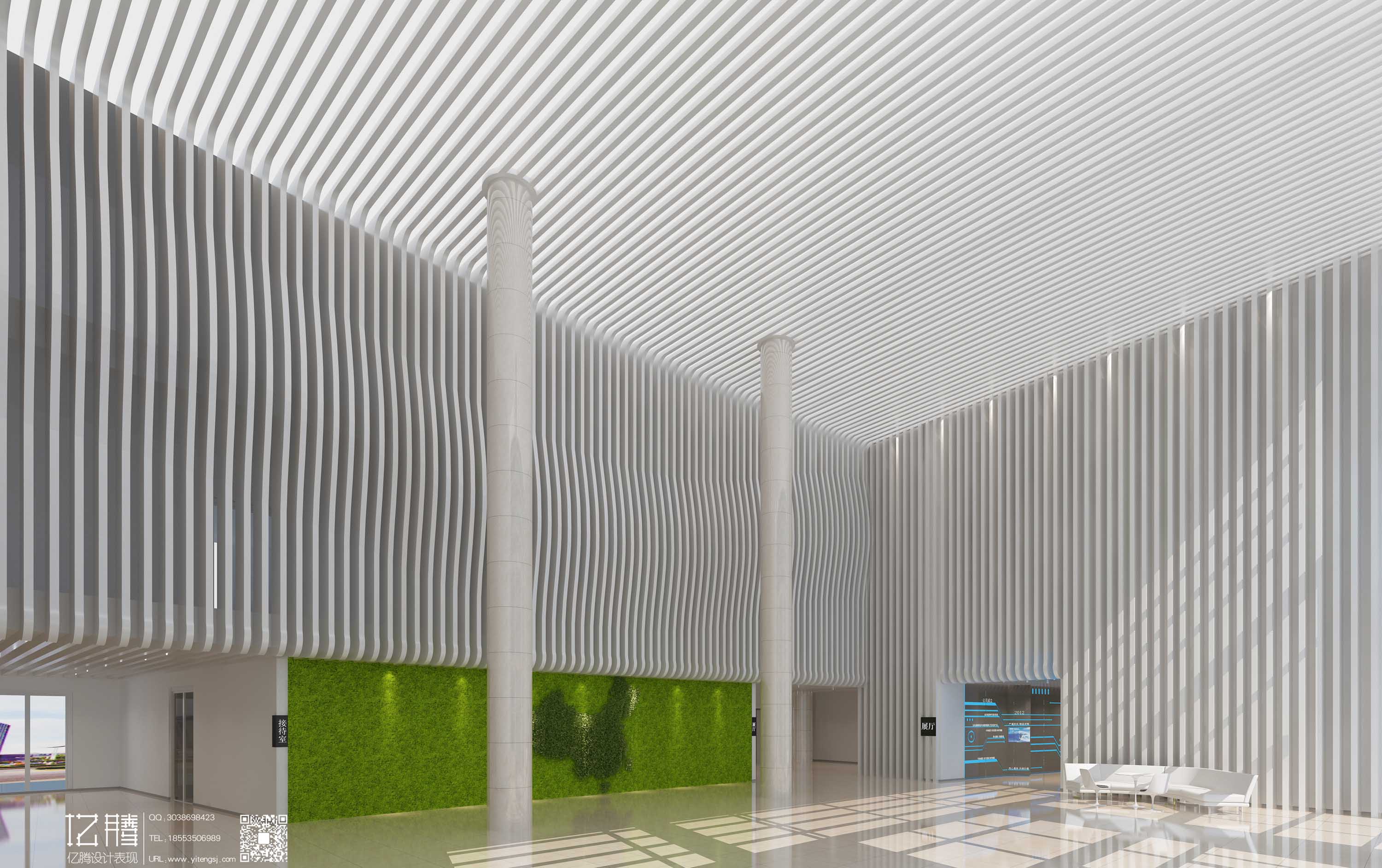 办公类空间效果图表现--亿腾效果图7岁啦~~-0