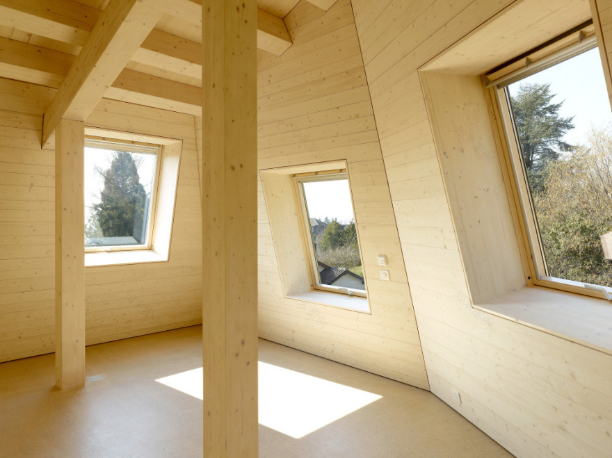 瑞士森林别墅和谐融入自然-13