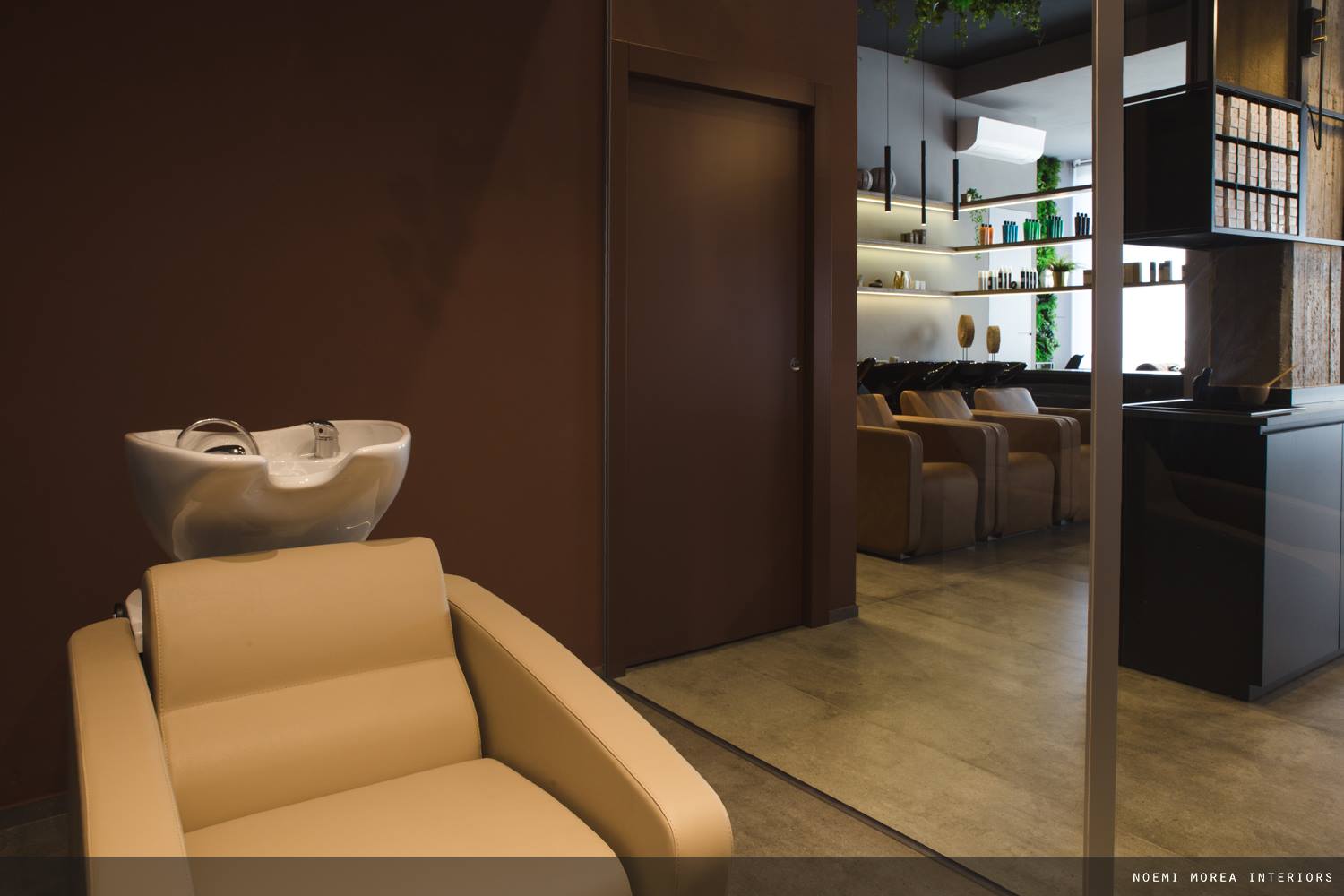 NOEMI MOREA interiors, NOEMI MOREA丨理发店丨C O N C I T A hair saloon-14