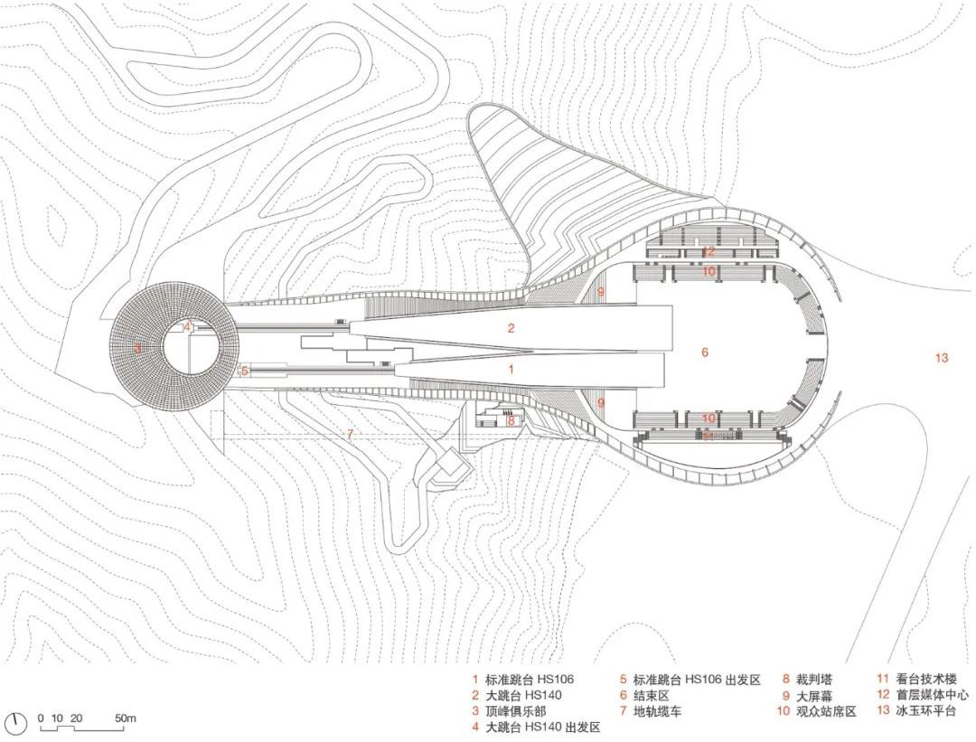 国家跳台滑雪中心丨中国河北丨清华大学建筑设计研究院-119