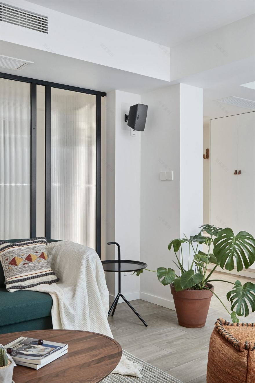 万科西庐 MCM 风格家居设计,处女座花艺师的完美之家-113