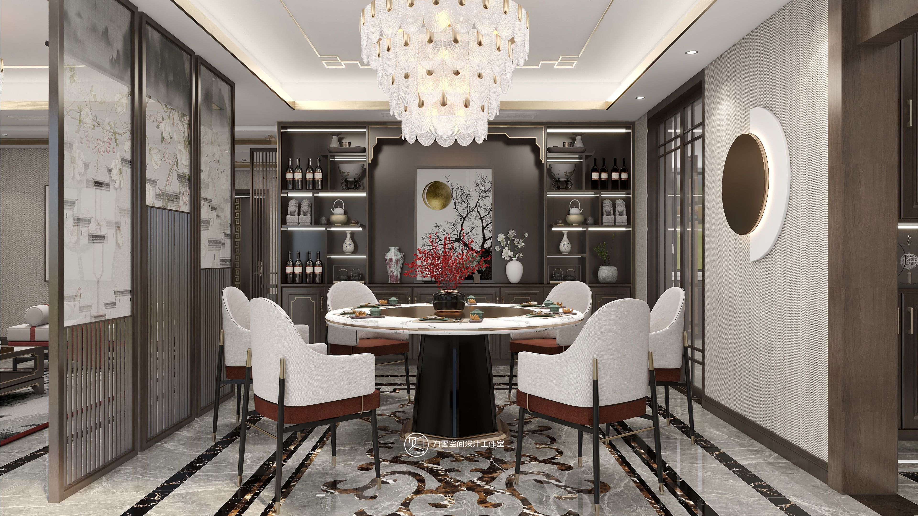 90空间《莫问归期》165平方新中式，回归安静，享受自然本身的恬静！-2