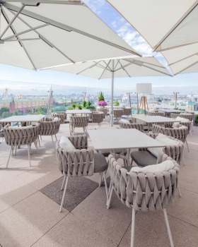 莫斯科丽思卡尔顿酒店 O2 Lounge 露台