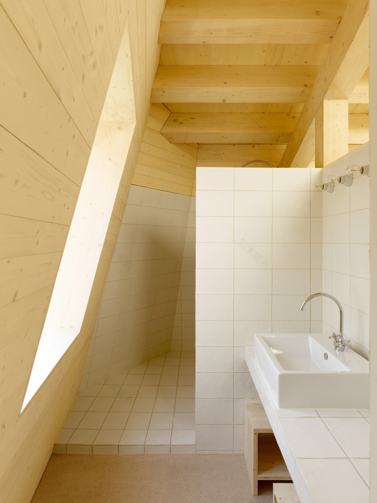 瑞士森林别墅和谐融入自然-14