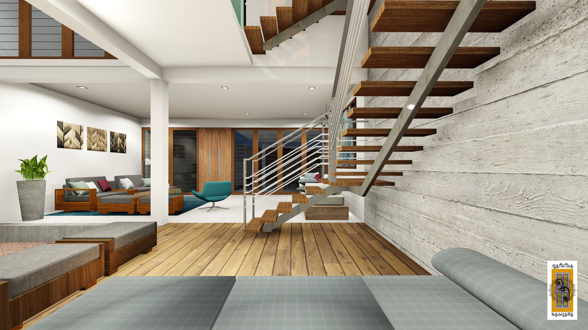 "斯里兰卡 Battaramulla 别墅 | 现代极简主义的完美体现"-2