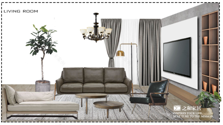 杭州钱江御府混搭风平层设计,打造果然之家-63