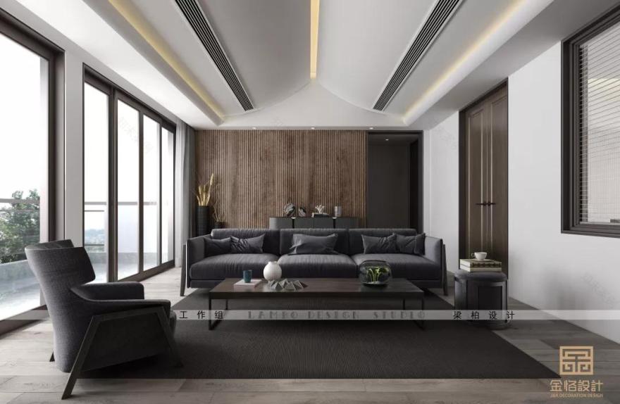 金恪设计丨别墅灰度空间 | 简约舒适,智能生活-5