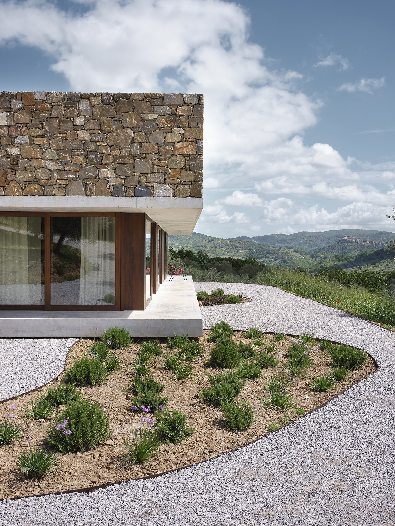 意大利托斯卡纳橄榄林中的 HV Pavillon 别墅丨GGA gardini gibertini architetti-2