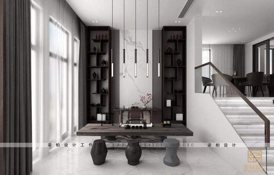 金恪设计丨别墅灰度空间 | 简约舒适,智能生活-6