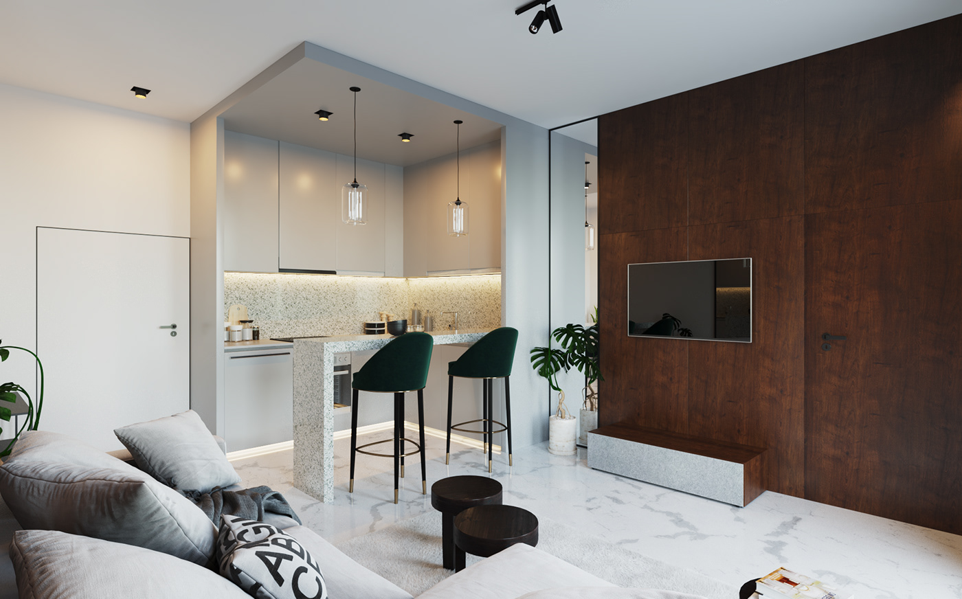 迪拜现代平层设计丨阿联酋迪拜丨ADAM 室内设计-7