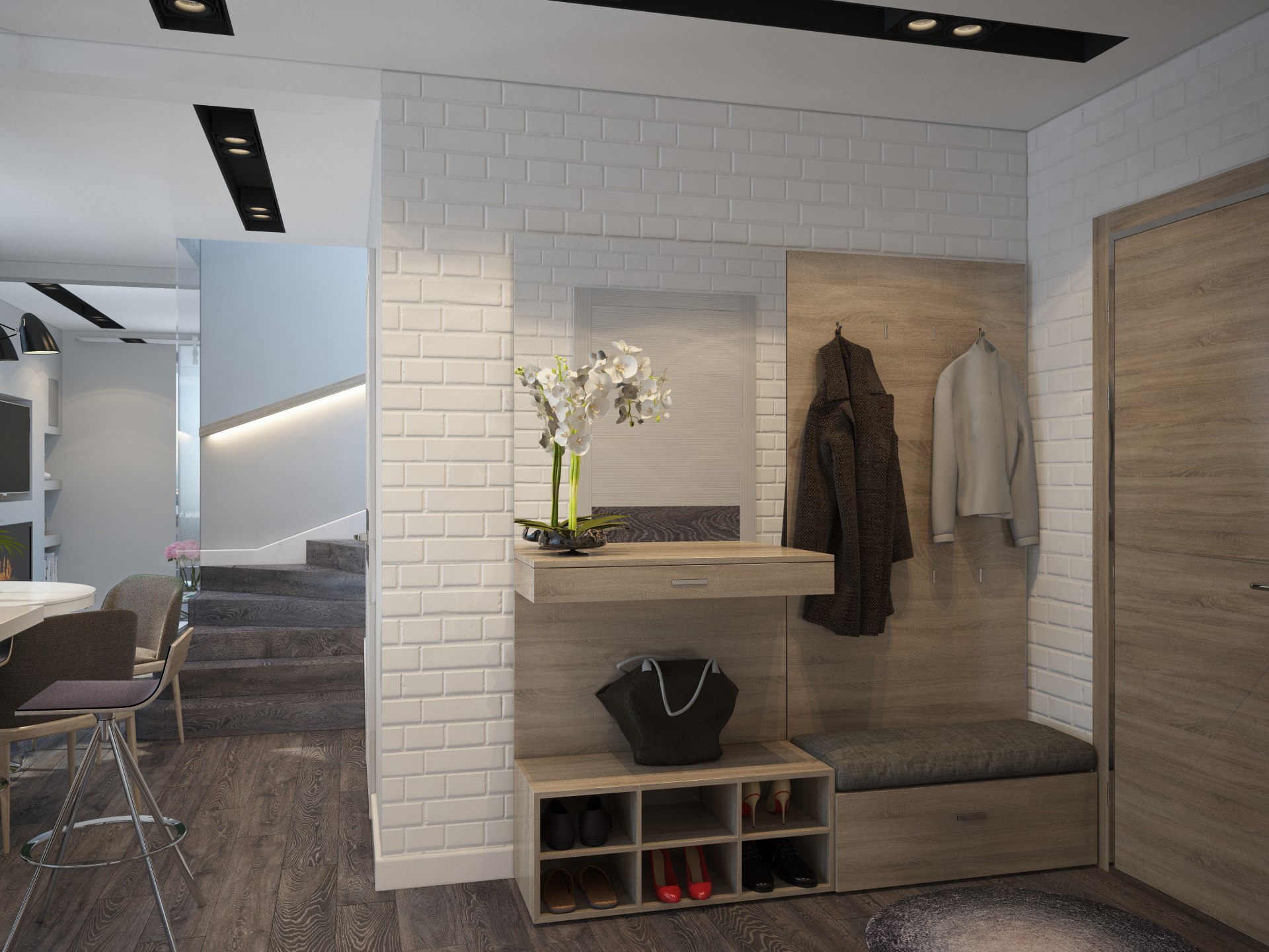 简约白色空间，功能分区打造舒适生活-5