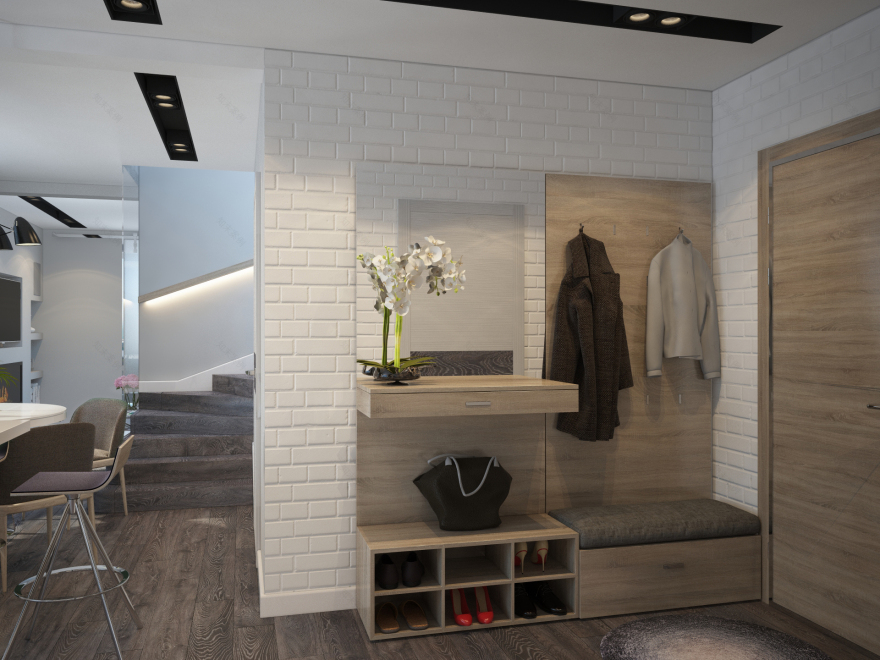 简约白色空间,功能分区打造舒适生活-5