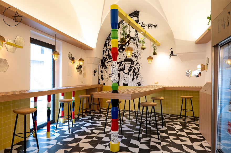 23 号披萨店,打造高品质街头美食空间-18