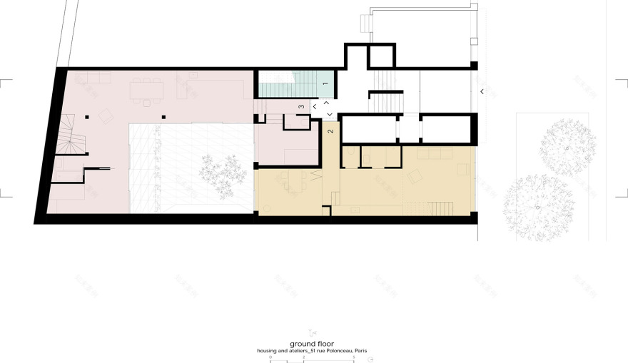 Polonceau 街住宅与工作室丨法国巴黎丨YUA studio d’architecture-79