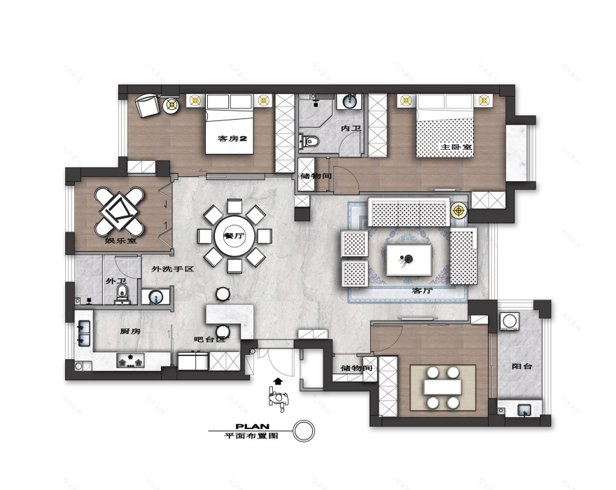 高科锦园的青花瓷风格设计-4