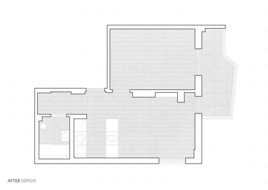 预算紧张的现代主义公寓改造-16