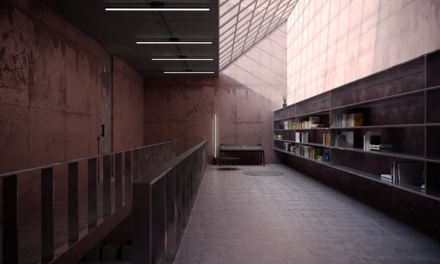 工业风金石运用,Moldova 住宅与广州铜板墙居所-42