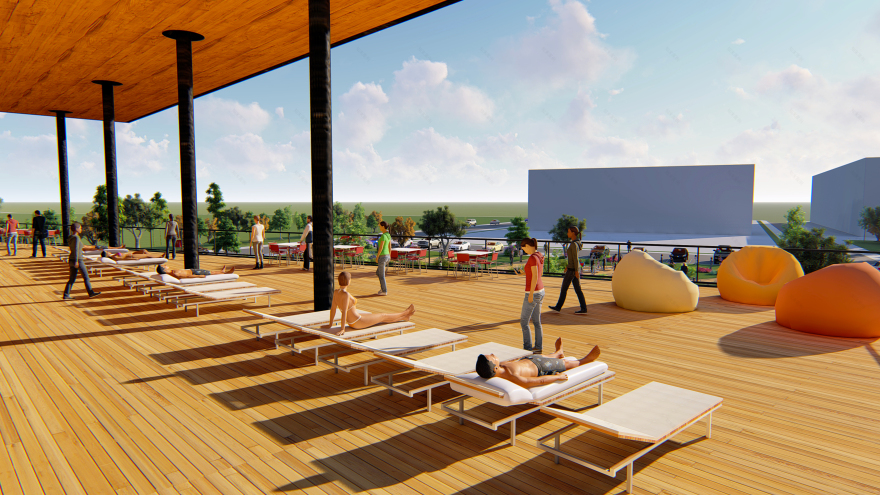 动感空间 | 泳池与屋顶的奇妙角度-17