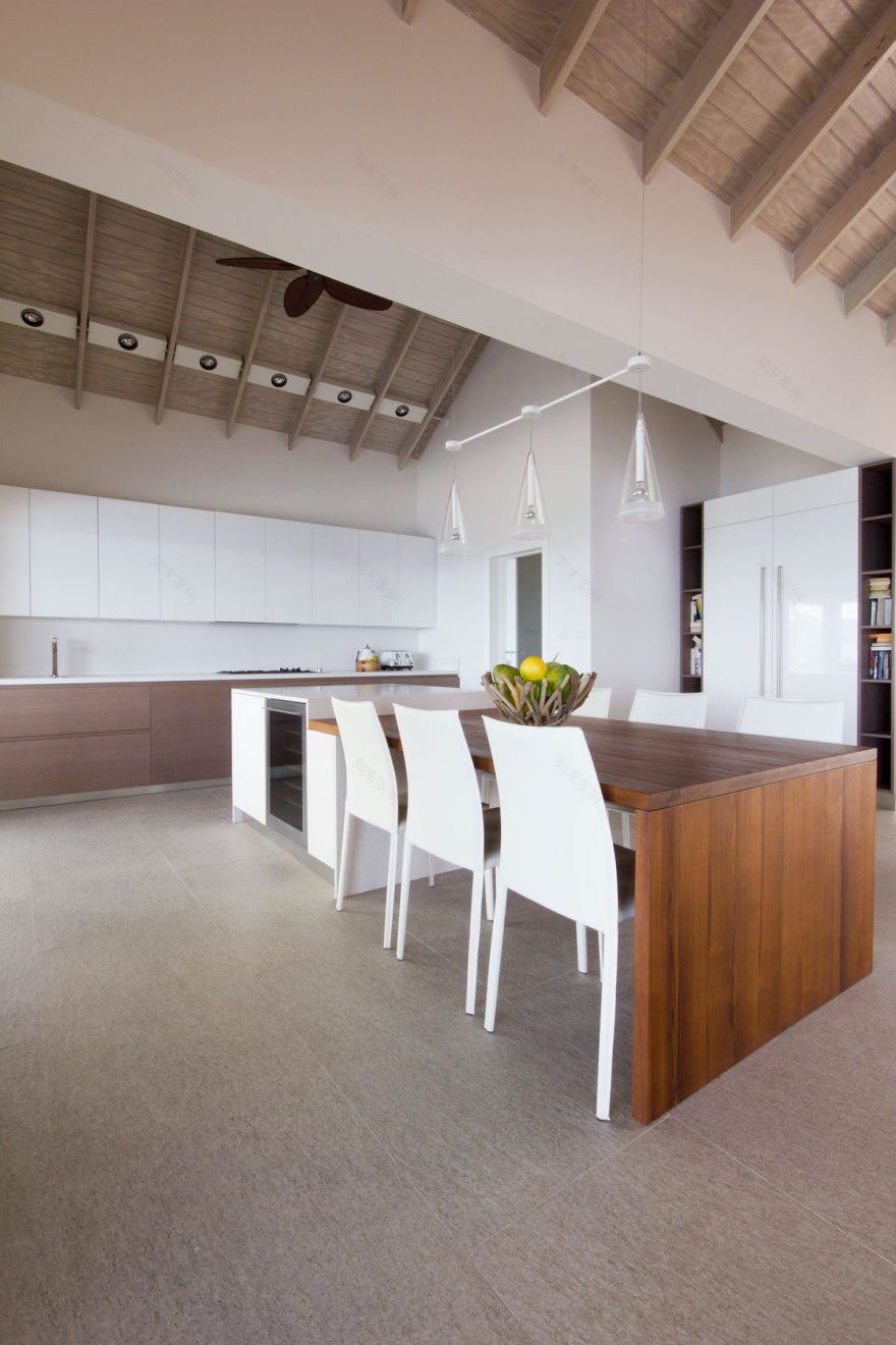 La Luna Estate 度假村 顶级灰橡木 Velvet Profile 厨房设计-5