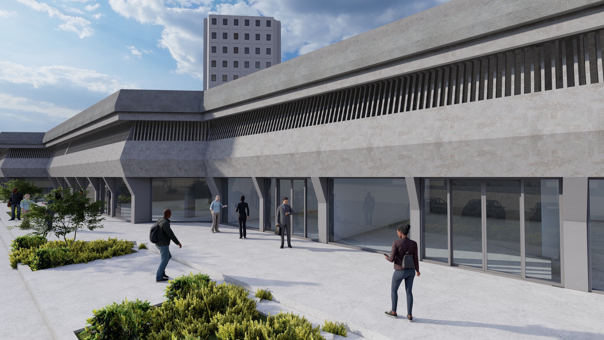 1978 年建筑翻新，打造商业适用的立面设计-35