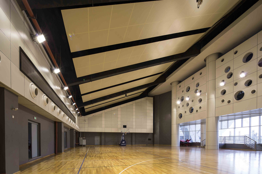 苍南体育中心 | 型钢桁架结构结合曲面网壳,呈现“八”字形构图-39