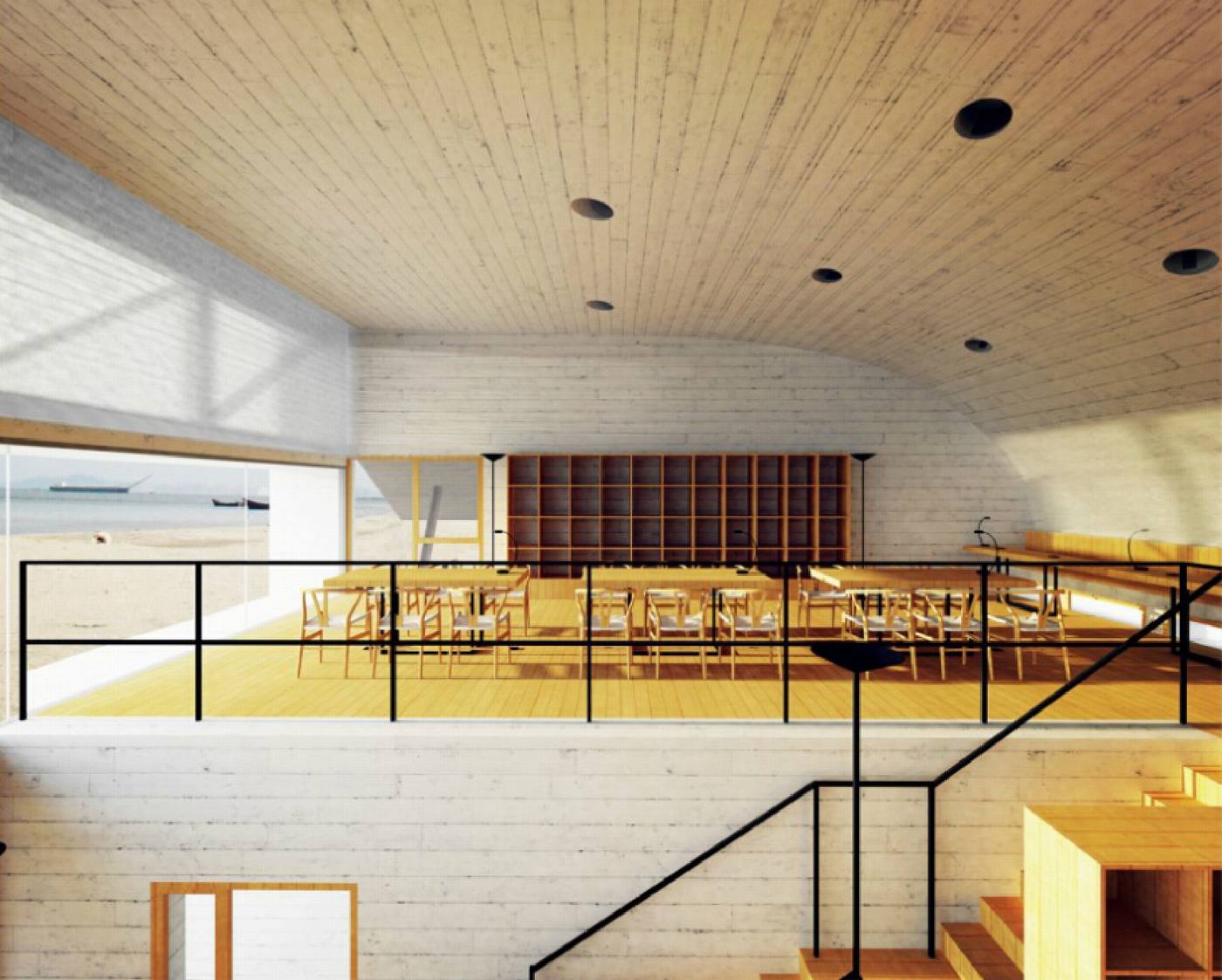 直向建筑丨三联书店海边公益图书馆丨施工图 概念方案 高清图 视频-4