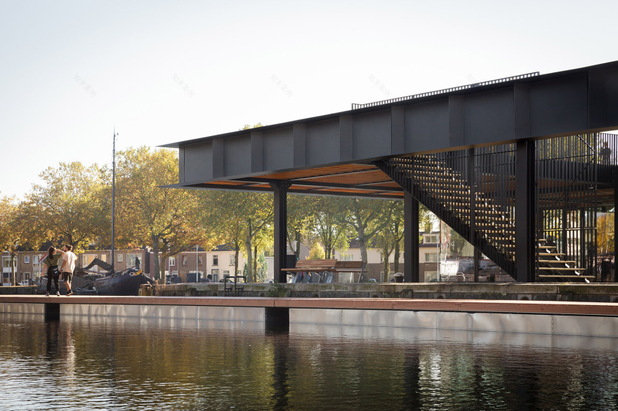 荷兰蒂尔堡海港力量感建筑-9