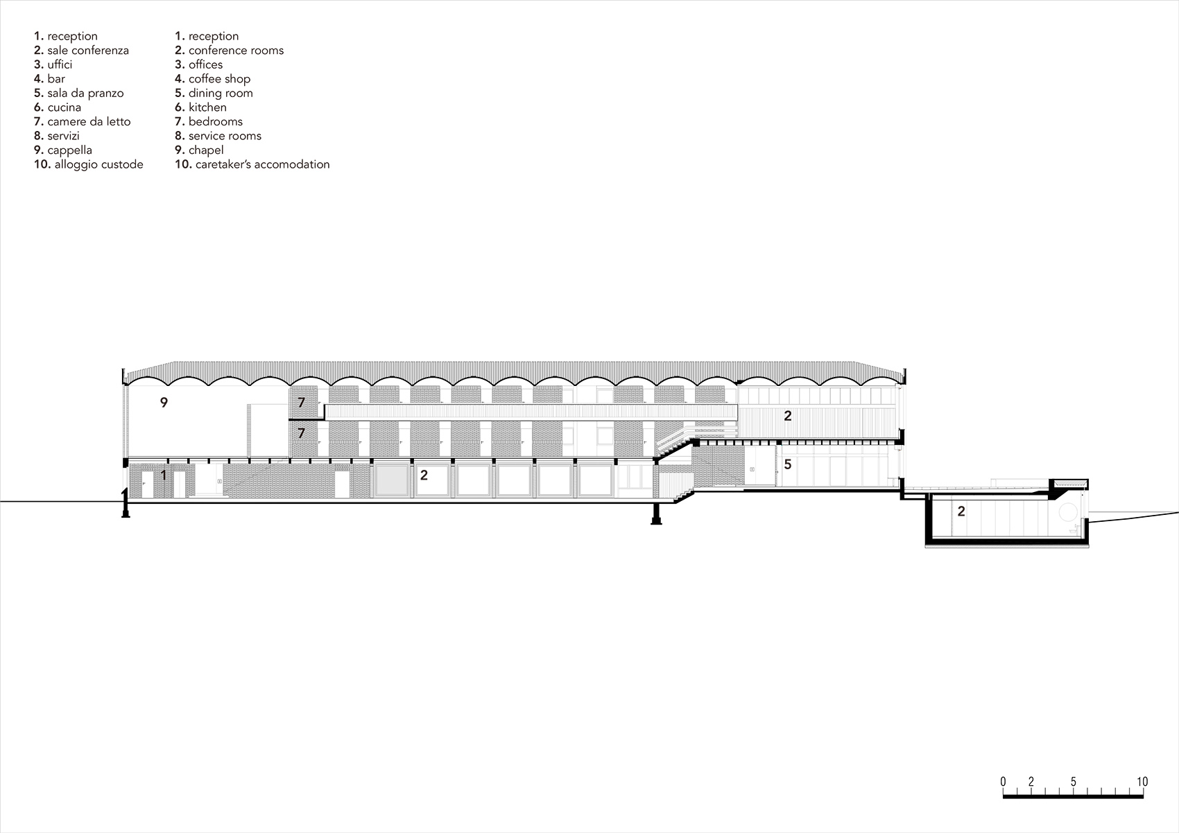 Cusanus学院翻新，意大利/结构、表面与光线的精心编排-198