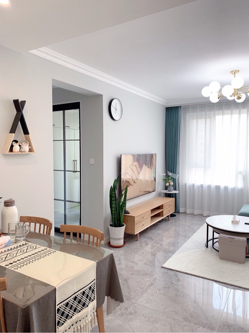 北欧风格清新淡雅设计-3