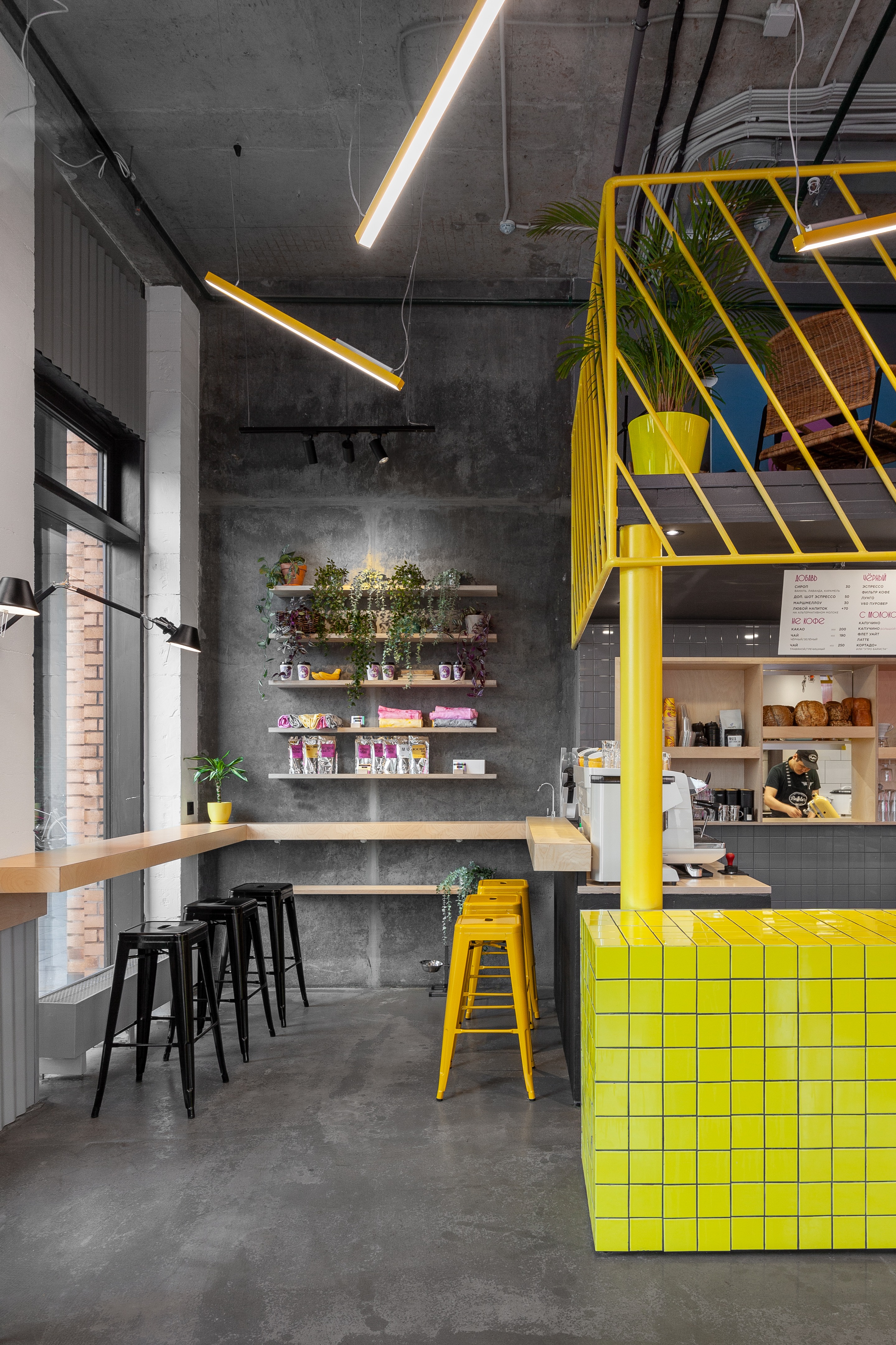 莫斯科住宅区「Savelovsky City」咖啡店，设计师以简约风格打造温馨空间-12