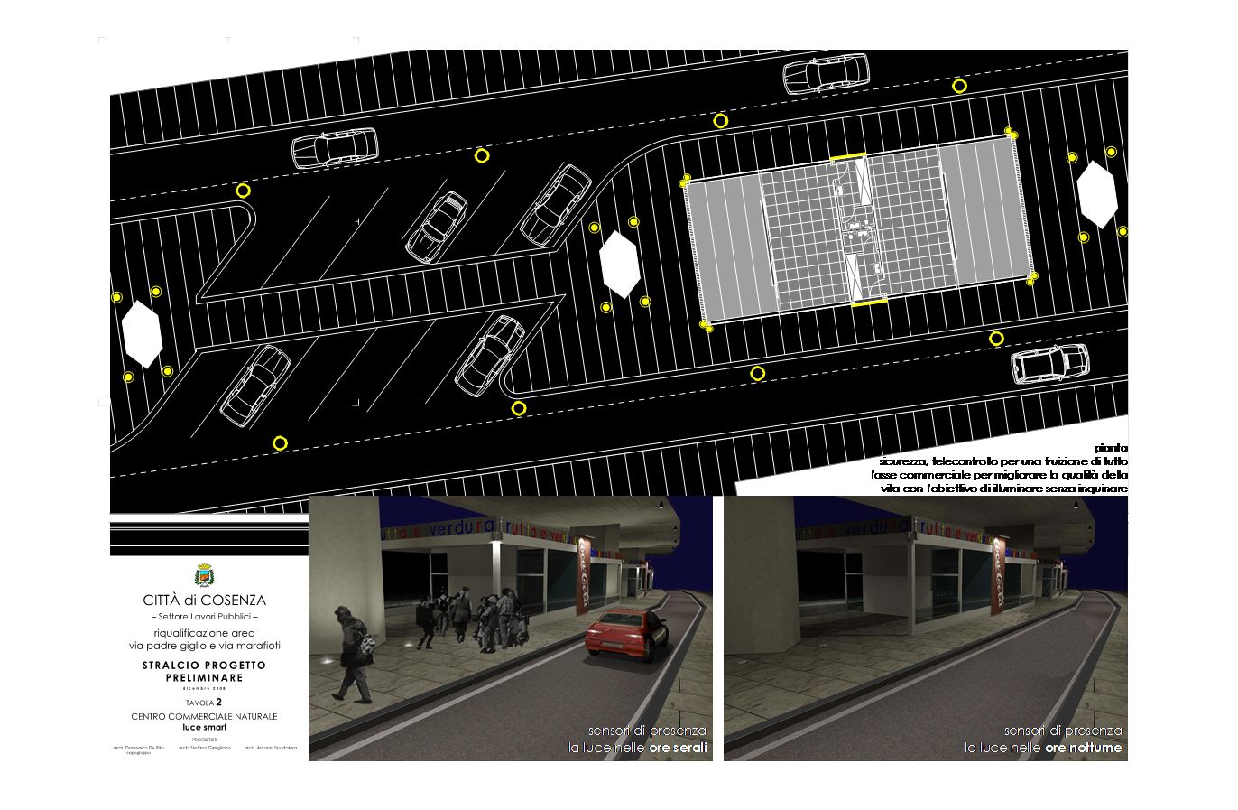 Riqualificazione area via Padre Giglio e via Marafioti a Cosenza. Progetto preliminare-2