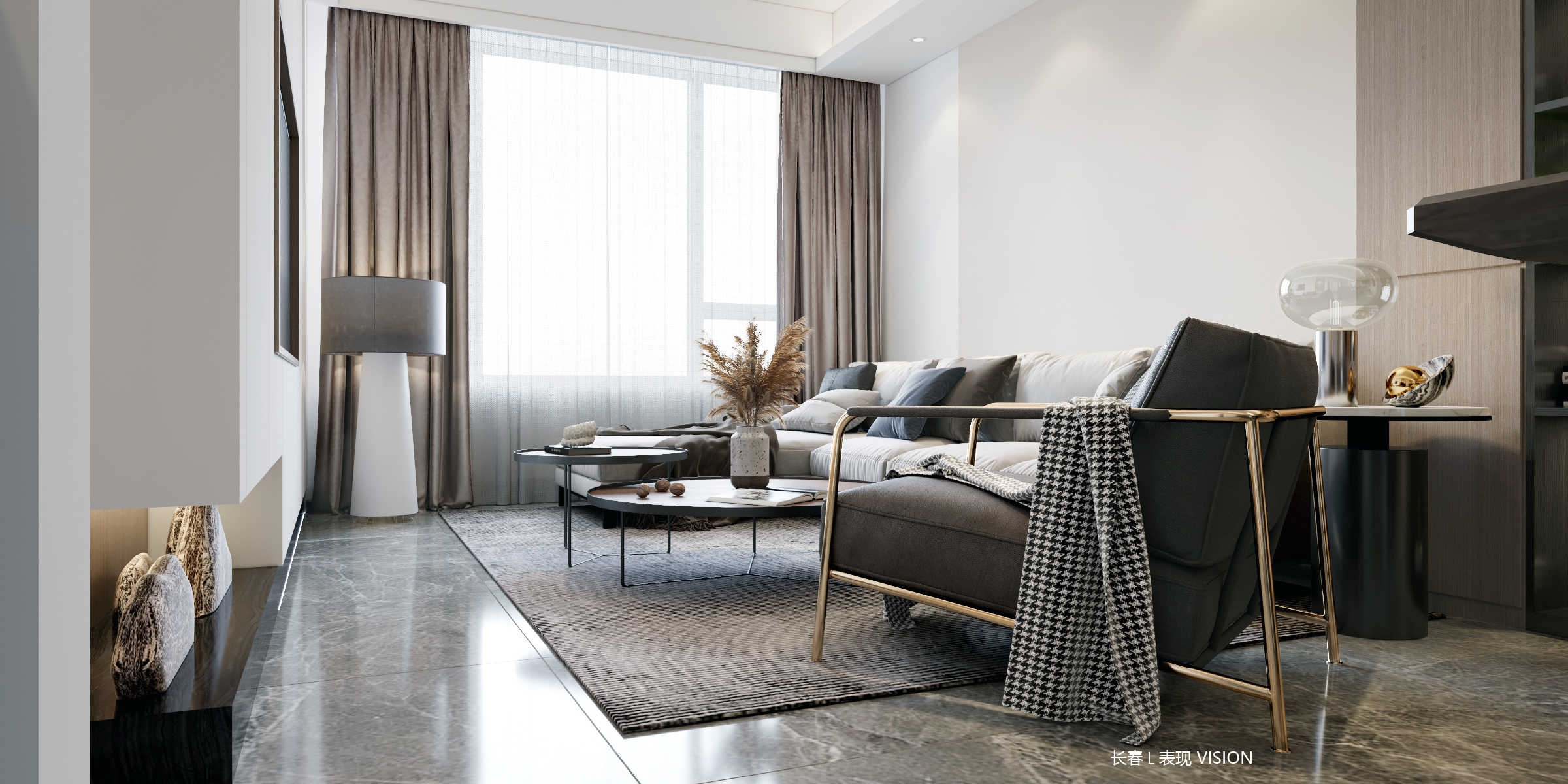 轻奢样板间 | 长春L表现-6
