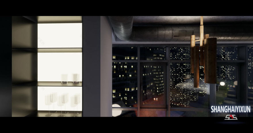 上海一巽 2018·虚幻 4 游戏引擎打造的高质量室内设计-28