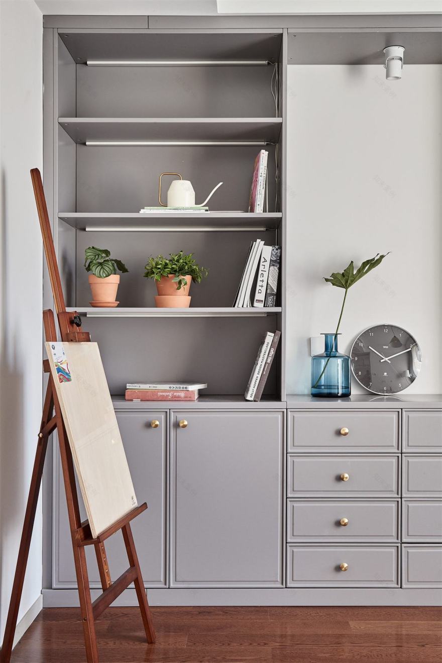 万科西庐 MCM 风格家居设计,处女座花艺师的完美之家-69