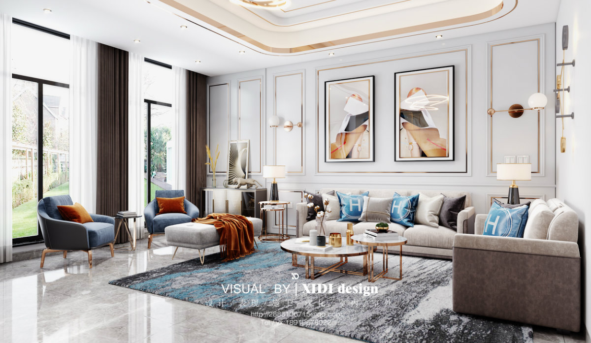 轻奢家装案例赏析-9