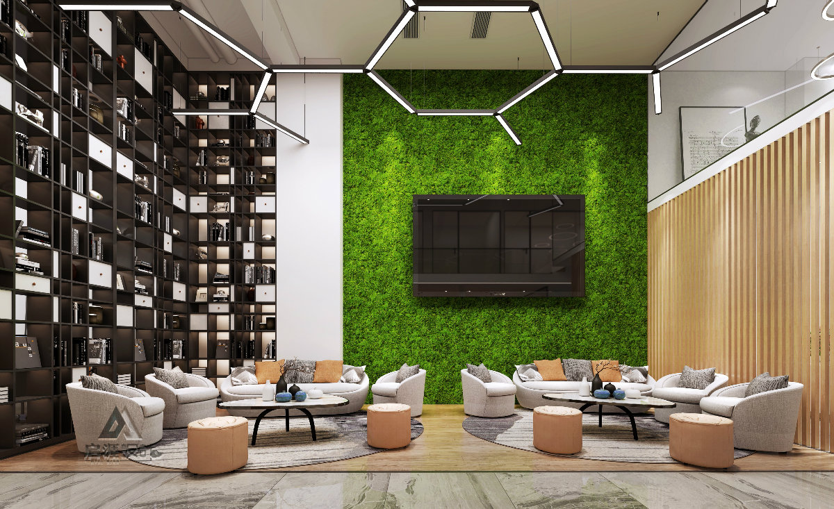 现代风办公区域设计案例解析-2