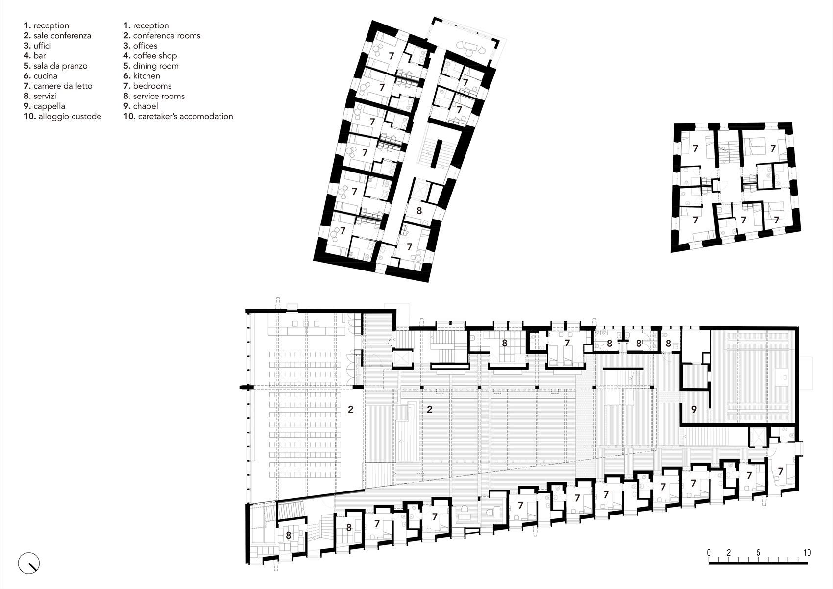 Cusanus学院翻新，意大利/结构、表面与光线的精心编排-114