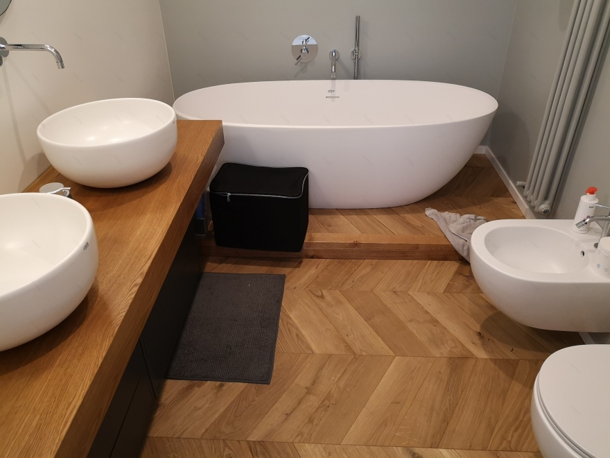 自然风格实木地板打造 100 平米普拉提公寓-8