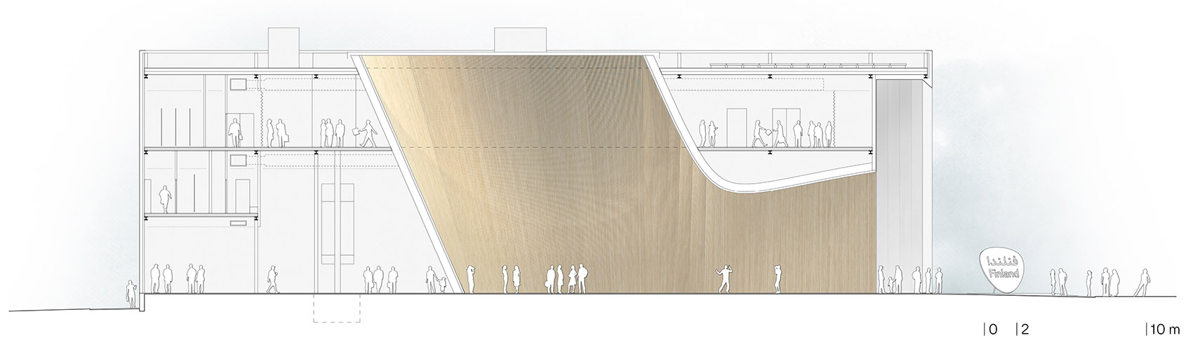 2020迪拜世博会芬兰馆/覆盖在沙漠上的白色积雪-82