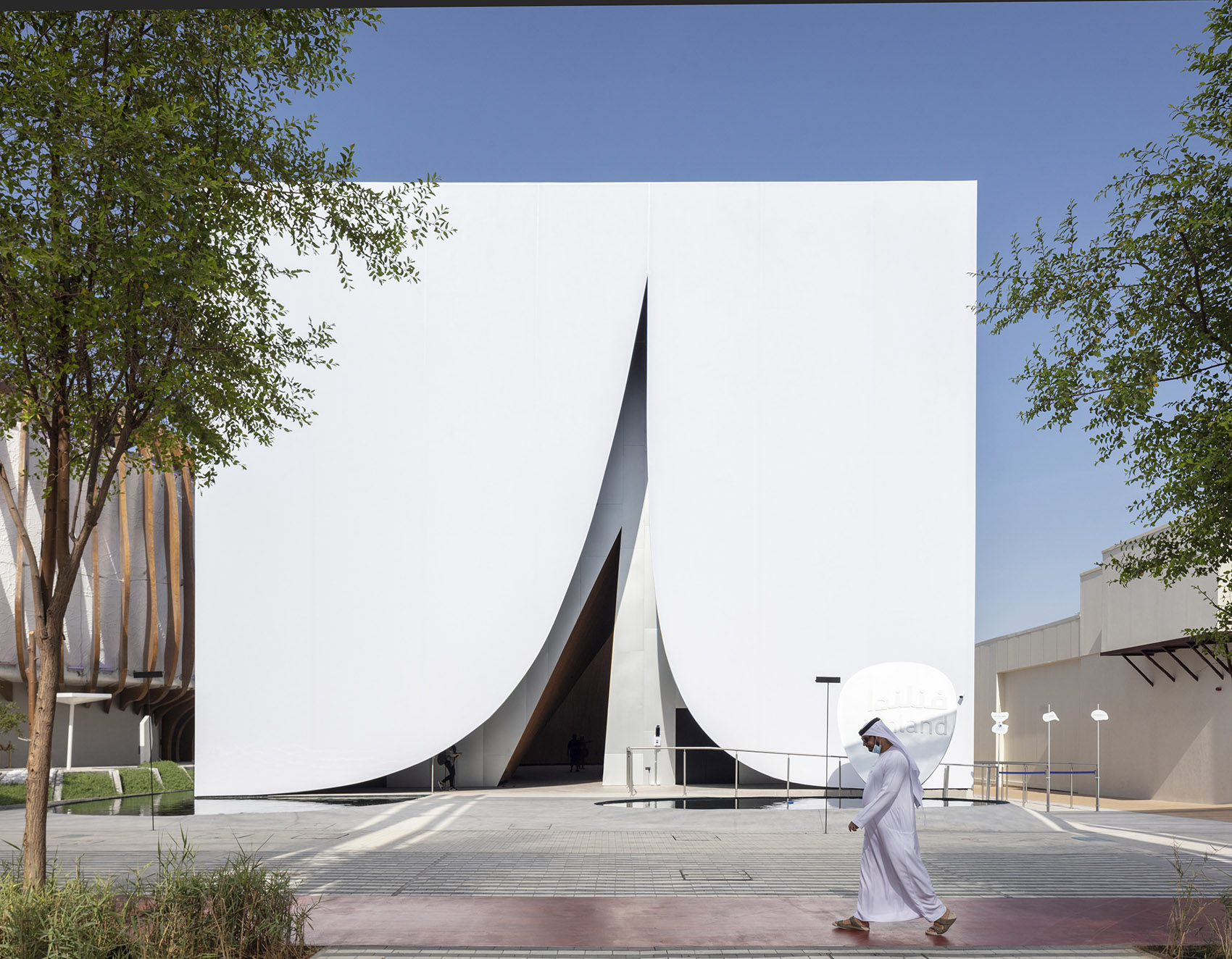 2020迪拜世博会芬兰馆/覆盖在沙漠上的白色积雪-7