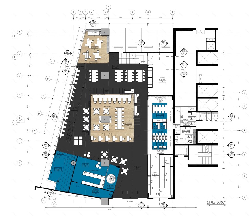 曼谷 24 小时免费阅读工作空间——Samyan Co-op-15
