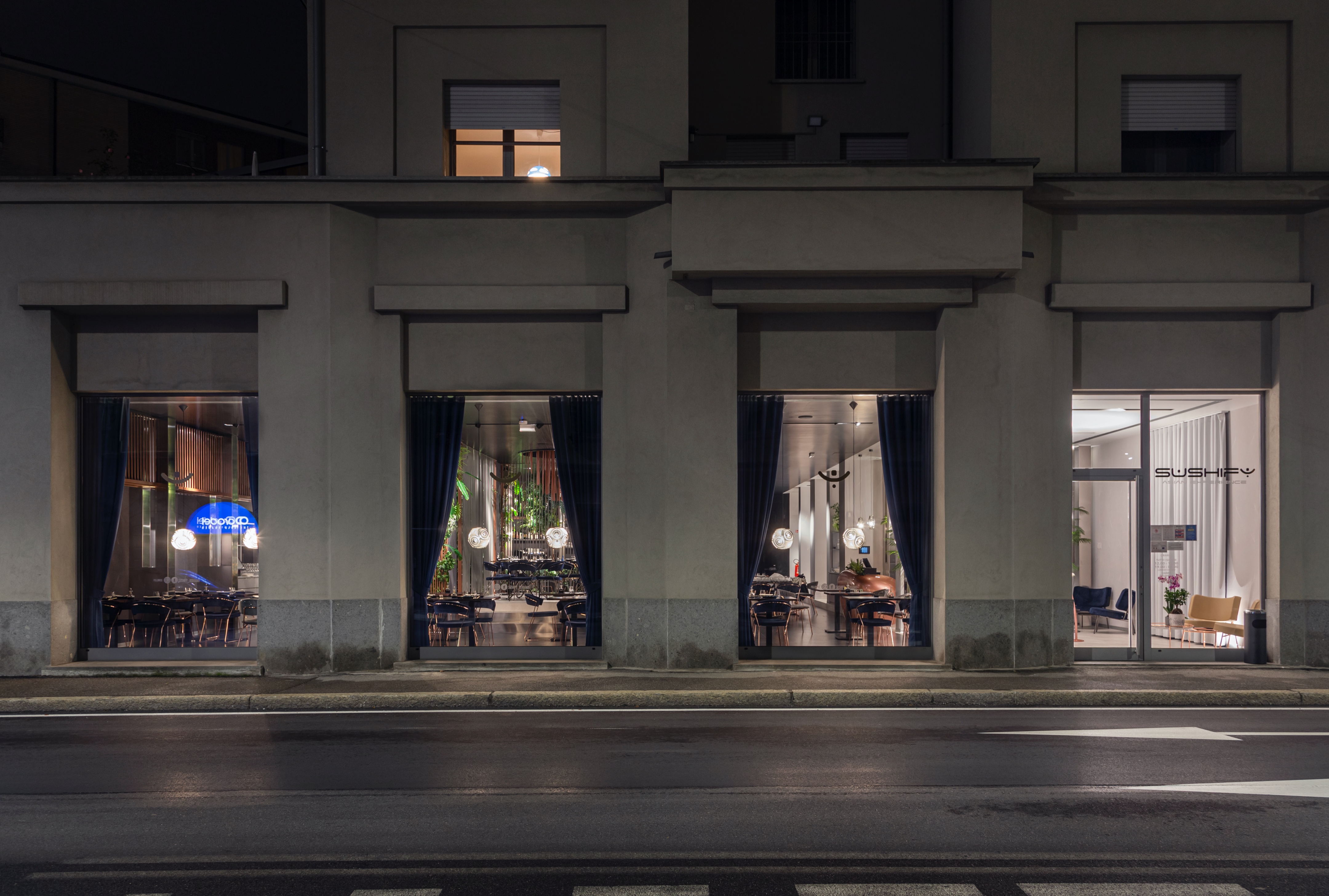 融合传统与先锋的现代日式餐厅设计-20