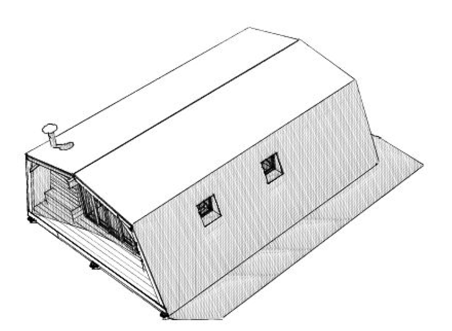 创新轻便休闲小屋，比利时森林中的木质天地-3