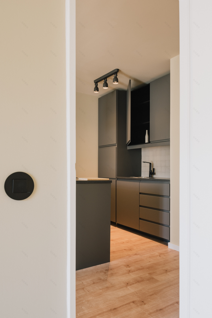 预算紧张的现代主义公寓改造-11