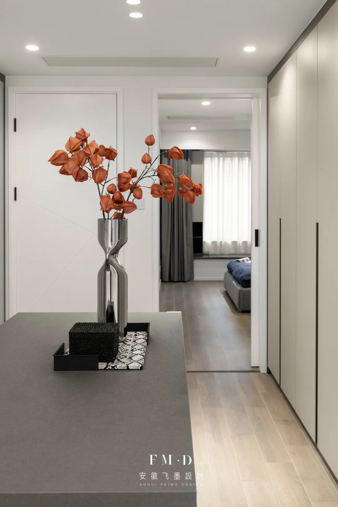 飞墨新作 || 160㎡质感婚房设计，四室改两室拓展空间功能性，造就最美生活！-29