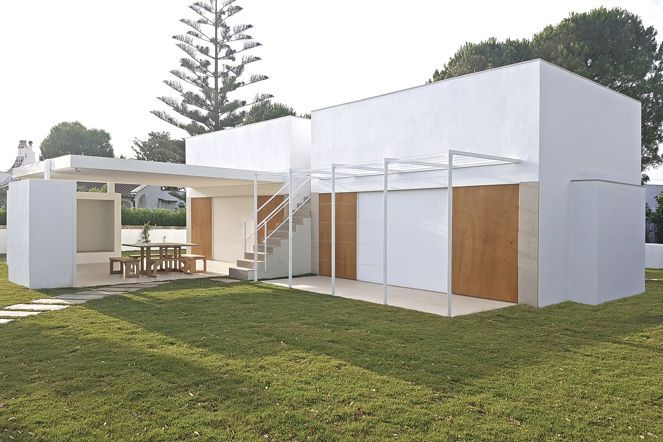 意式简约别墅设计，白色之城尽收眼底-1