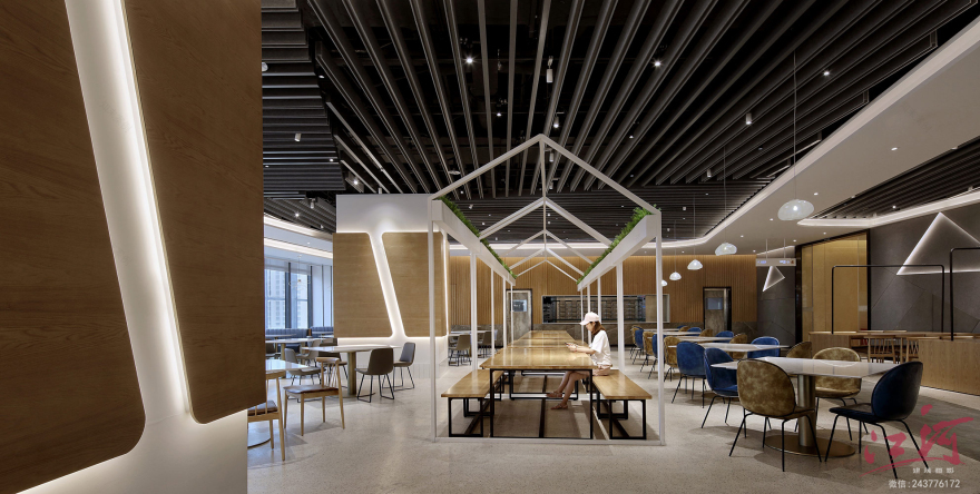 腾讯新总部滨海大厦员工餐厅-23