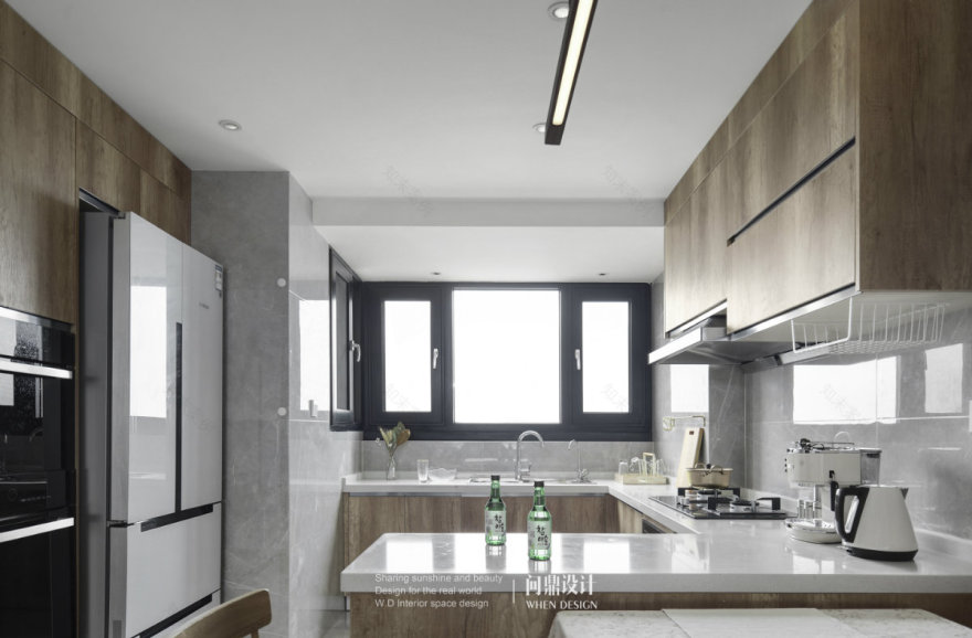 临江景苑 149㎡北欧风告白设计,自然温馨,功能与美感兼具-37