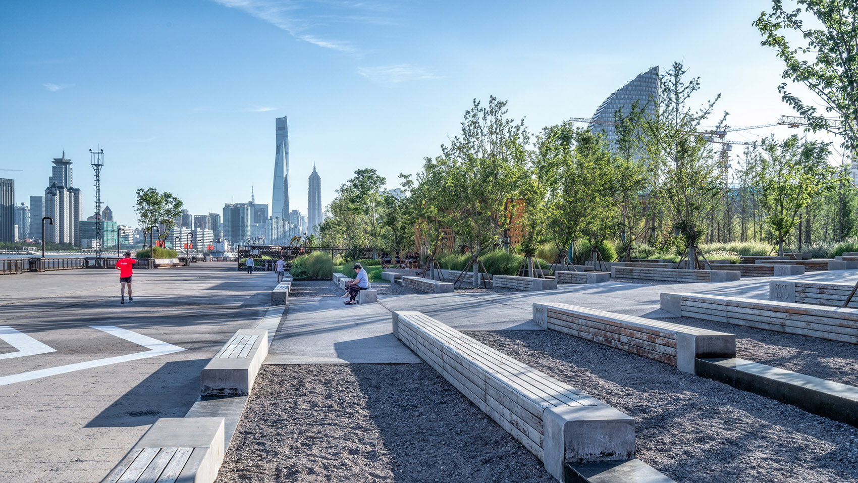 杨浦滨江公共空间二期设计，上海/源自工业遗存的绿道-50