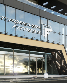 feras kakakhan丨办公建筑丨GYM Fit Forever Fitness